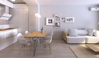 A bright and functional modern kitchen